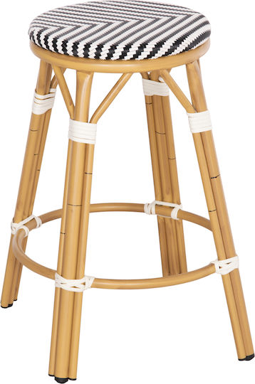Табуретка Бар За външна употреба Chino Bamboo Look 1бр 43x43x65см