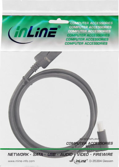 InLine Cablu DisplayPort de sex masculin - DisplayPort de sex masculin 2m Negru (17152O)