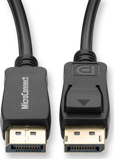 Microconnect Cable DisplayPort male - DisplayPort male 2m Μαύρο (MC-DP-MMG-200)