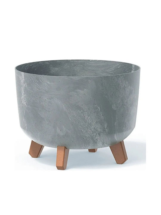 Prosperplast Pot Gracia Plant Pot Gray Prosperplast Pot Gracia Plant Pot Gray