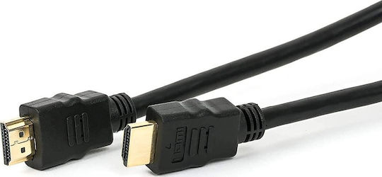 Techly HDMI 2.0 Premium High Speed 4K 60Hz HDR Cable HDMI male - HDMI male 5m Μαύρο