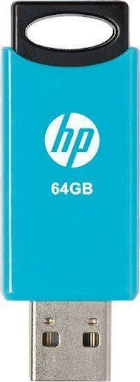 PNY 64GB USB 2.0 Stick Μπλε