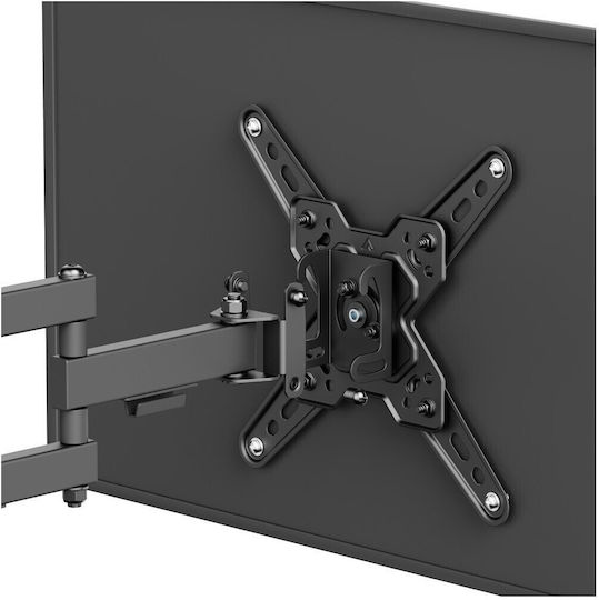 Techly ICA-LCD 423 Βάση Τηλεόρασης Τοίχου με Βραχίονα έως 43" και 20kg