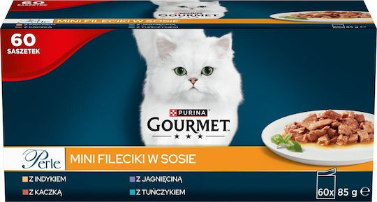Gourmet Υγρή Τροφή για Γάτες σε Κονσέρβα 60x85gr