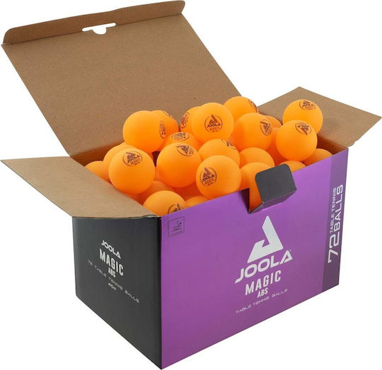 Joola Magic Abs Tischtennisbälle 72 Stück Orange