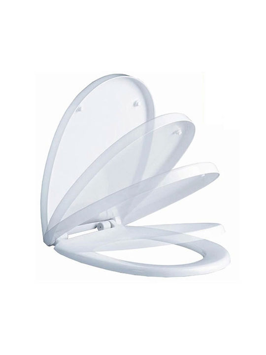 Bakaji Plastic Toilet Seat White 37cm