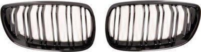 Mtuning Σπορ Μάσκα Διπλές Γρίλιες Gloss Black Bmw 3 E92 E93 Πριν Facelift 2005-2010