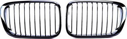 Mtuning Σπορ Γρίλια Μονές Νευρώσεις Gloss Black Bmw 3 E46 Compact Πριν Facelift 1998-2001
