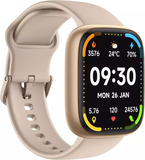MaxCom Ecowatch 6 46mm με Παλμογράφο (Χρυσό)