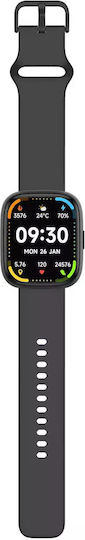 MaxCom Ecowatch 6 46mm με Παλμογράφο (Μαύρο)