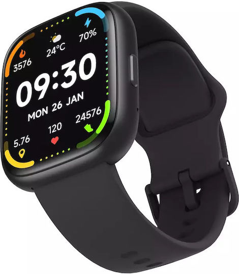 MaxCom Ecowatch 6 46mm με Παλμογράφο (Μαύρο)