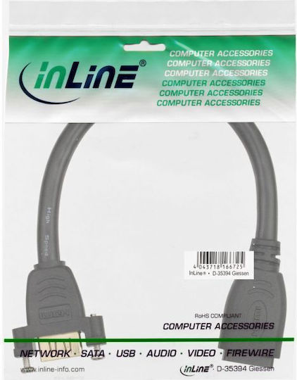 AV Inline HDMI Adapter Schwarz 17600r