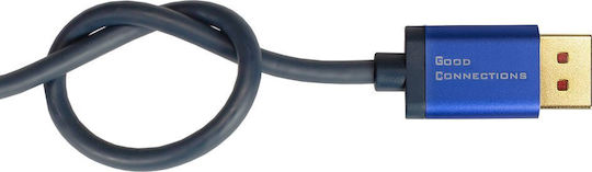 Adapter Av Alcasa Alcasa 4860-sf010b Kabeladapter 1 m DisplayPort HDMI Blau