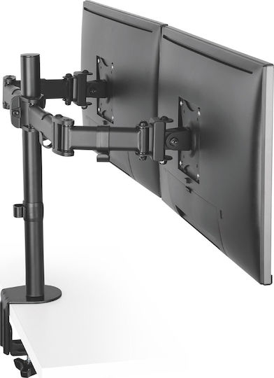 Inline Desktop-Halterung 2x TFT LCD LED bis zu 68cm 27" max. 2x 8kg