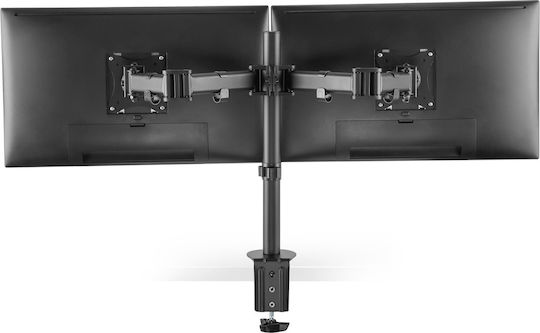 Inline Desktop-Halterung 2x TFT LCD LED bis zu 68cm 27" max. 2x 8kg
