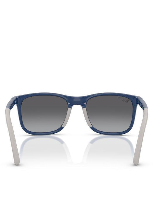 Ray Ban Τετράγωνα Παιδικά Γυαλιά Ηλίου με Polarized Φακό Μπλε