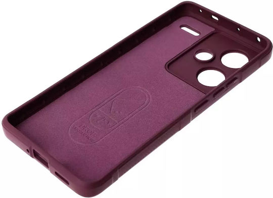 Bizon Tur Back Cover Tempered Glass 2mm Μωβ (Redmi Note 13 Pro+)