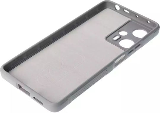 Bizon Tur Back Cover Tempered Glass 2mm Γκρι (Xiaomi Poco F5, Bizon)