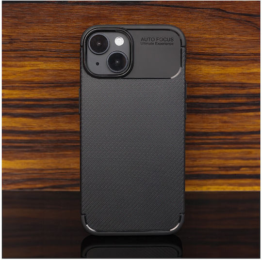 Nexeri Carbon Umschlag Rückseite Silikon Schwarz (iPhone 16 Pro)