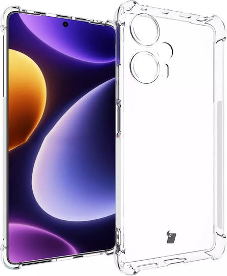 Bizon Salpa Back Cover Σιλικόνης / Tempered Glass Διάφανο (Xiaomi Poco F5, Bizon)