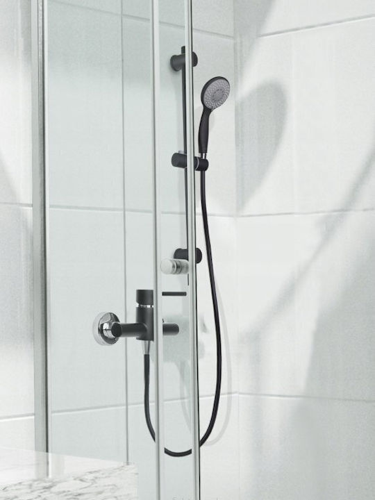 Invena Duschsäule ohne Armatur Silber