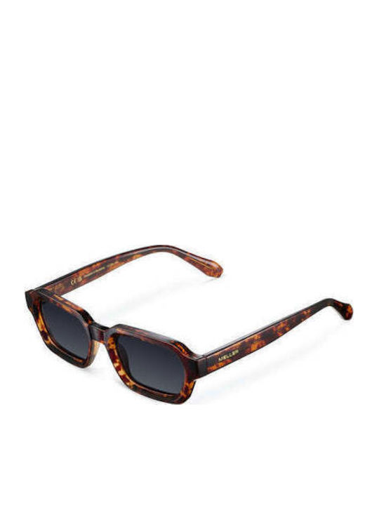 Meller Tana Male Sunglasses With Brown Tartaruga Horn-Rimmed Frame And Black Polarized Lens TAN-TIGCAR