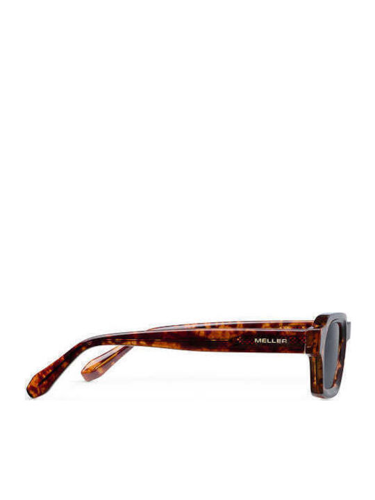 Meller Tana Male Sunglasses With Brown Tartaruga Horn-Rimmed Frame And Black Polarized Lens TAN-TIGCAR