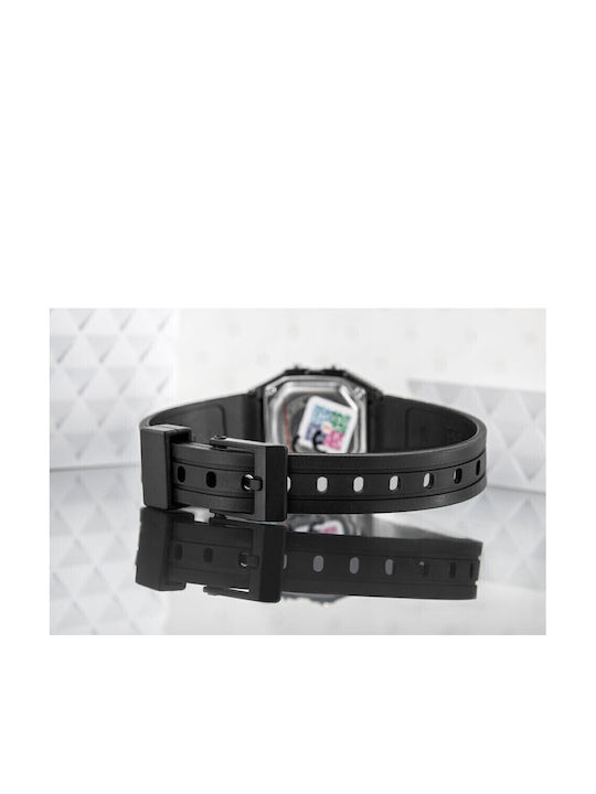 Skmei Men's Watch Battery with Black Rubber Strap