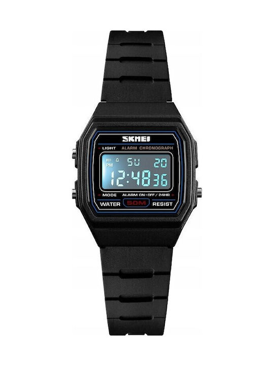Skmei Men's Watch Battery with Black Rubber Strap