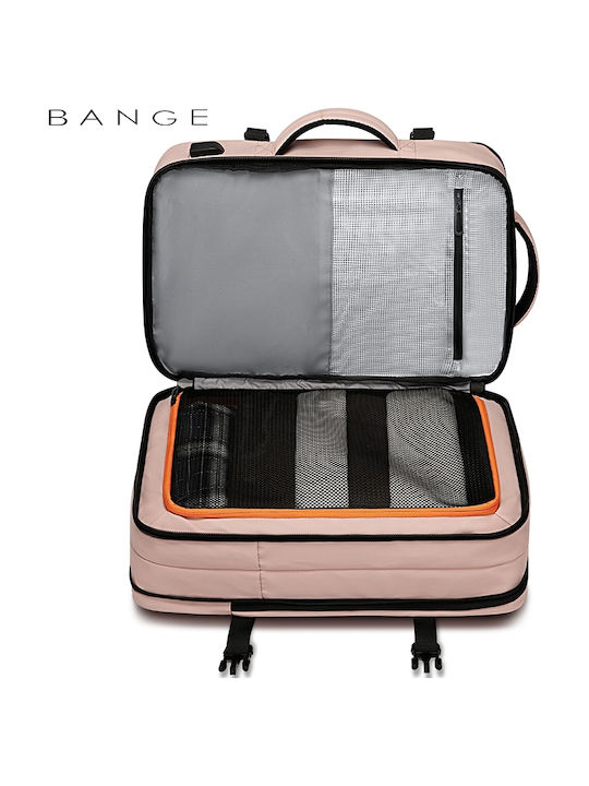 Bange 1908 Wasserdichte Rucksack für Laptop 17.3" mit USB-Anschluss in Rosa Farbe