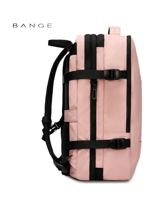 Bange 1908 Wasserdichte Rucksack für Laptop 17.3" mit USB-Anschluss in Rosa Farbe