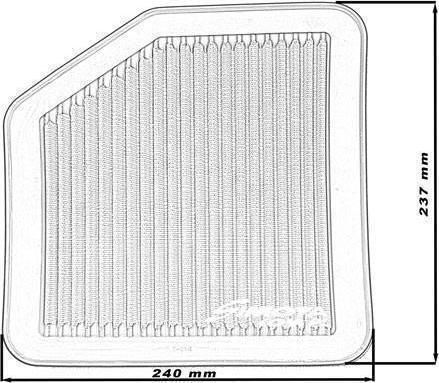 Simota Ansaugfilter Simota Ot016 240x237mm