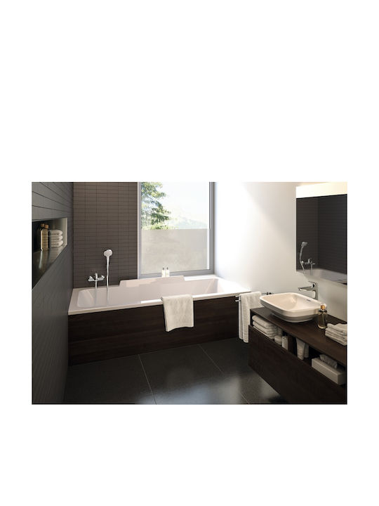 Hansgrohe Αναμεικτική Μπαταρία Νιπτήρα Ασημί