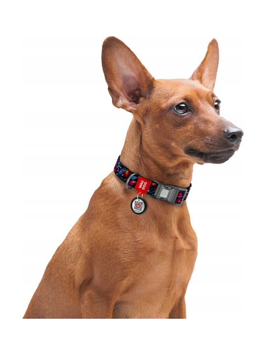 Collar Wau Dog Obroża Nylon Qr Tag 25mm/37-58cm Ατελειωτοι Κοσμοι