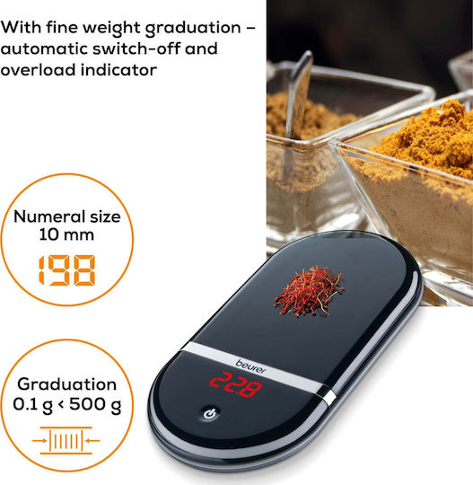Beurer Ks 36 Digital Kitchen Scale Up To 2kg Black