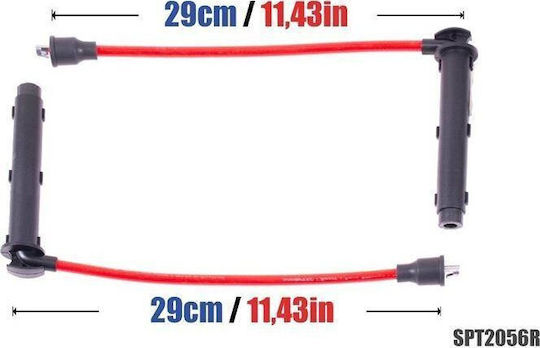 Καλώδια Ανάφλεξης Powertec Powertec Land Rover Freelander Rover 25 45 75 1.4-1.8l Κόκκινα