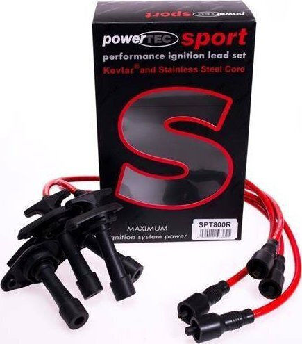 Запалителни кабели Powertec за Subaru Impreza Sti Ej20 97-00 Червени