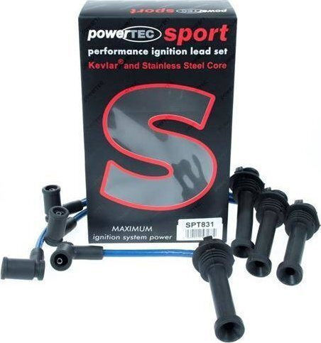 Καλώδια Ανάφλεξης Powertec Powertec Ford Fiesta Focus Fusion Mondeo 98-04 Μπλε