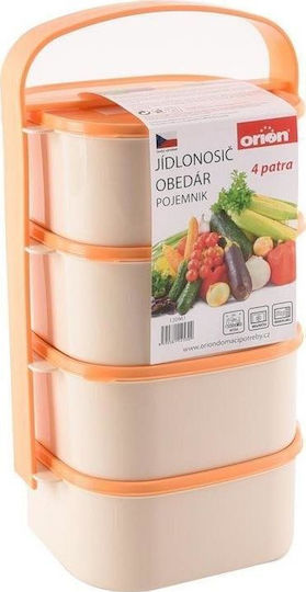 Orion Set Mittagsboxen Beiges 4 Stück Orion Set Mittagsboxen Beiges 4 Stück