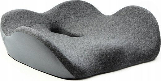 Powerton Seat Cushion with Memory Foam 43x48cm in Gray Color