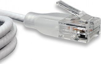 Wantec U/UTP Cat.6a Ethernet Netzwerkkabel 2m Weiß