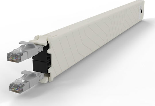 Patchbox U/FTP (STP) Cat.6a (Gigabit) Мрежов Кабел Ethernet 0.8м Сив
