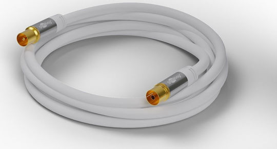 Goobay Cable Coaxial female / Coaxial male - Coaxial female / Coaxial male 3m (70318) 1pcs