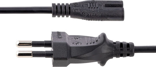 Cablu de alimentare Startech Shuko C7 2m Negru