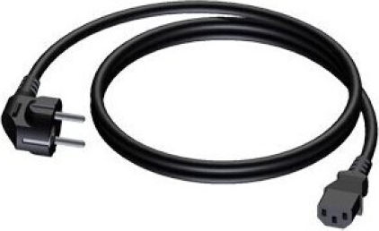 Procab Stromkabel Procab Cab490/1 Schuko-Stecker Euro-Buchse PVC-Kabel 3 x 1,5 mm² 1 m