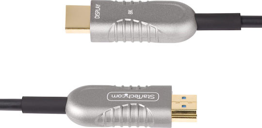 StarTech HDMI 2.1 Ultra High Speed 48Gbps 4K 120Hz HDR VRR Cable HDMI male - HDMI male 9.1m Μαύρο