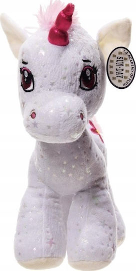 SUN-DAY Jucărie de pluș Unicorn 30 cm.