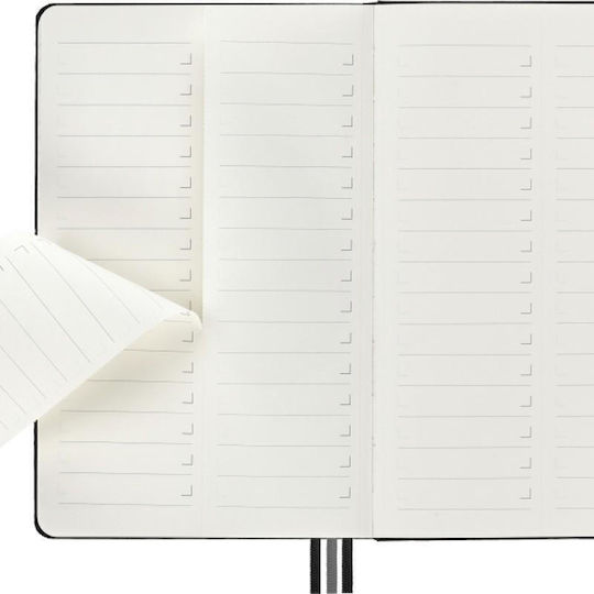 Moleskine Notebook Täglich Planer Schwarz 13x21cm