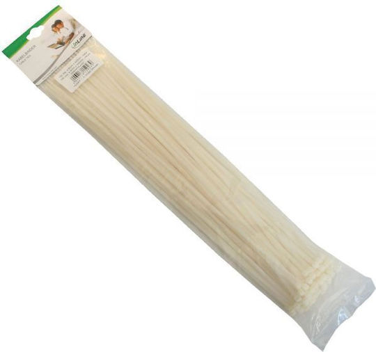InLine Δεματικά Καλωδίων Πλαστικά 500mmx4.8mm σε Λευκό χρώμα (100τμχ) (59964P)