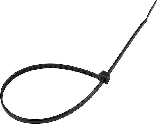Neo Δεματικά Καλωδίων Πλαστικά 370mmx4.8mm σε Μαύρο χρώμα (50τμχ)